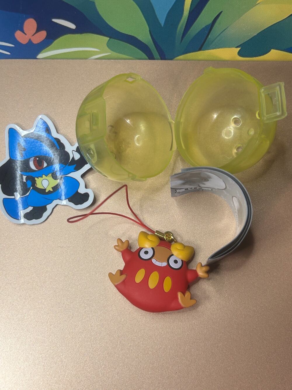 Darumaka Pokemon Strap Keychain Capsule Figure T-arts #08